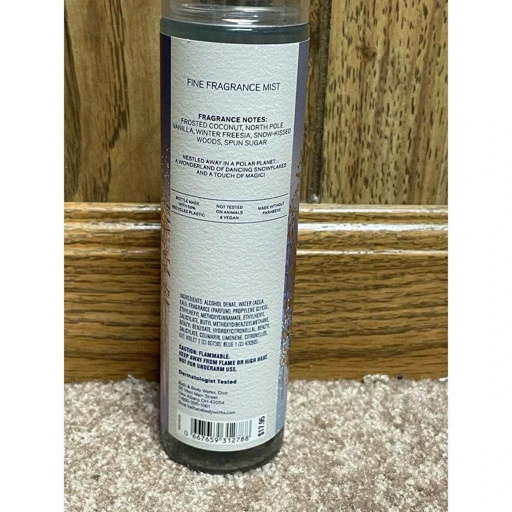 Bath & Body Works Frosted Coconut‎ Snowball Fine Fragrance Mist & Body Cream New